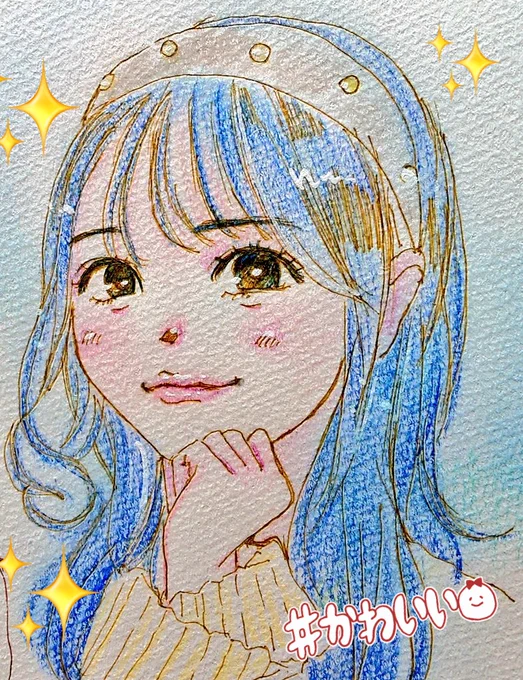 うわーっ待ってましたーッッッッッッ #きみとバンド 新EPどの曲もめちゃくちゃ楽しみファンアート添えて #大野真依 #清原梨央 #森田理紗子 #ゆきたん #アナログイラスト