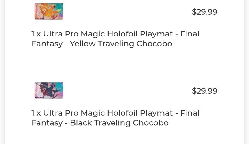 チョコボ プレイマット MTG:FF】 黒チョコボ_ホロフォイルプレイマット - メルカリ