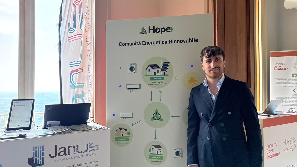 #Innovazione, la nuova piattaforma di #Janus, #startup di <a href="/GradedSpa/">Graded</a> si chiama "Hope" come speranza in un #futuro più verde e partecipato ed #energy come #energia pulita e condivisa

#EnergySecurity #RenewableEnergy #Innovation #DigitalTransformation #bigdata #future
