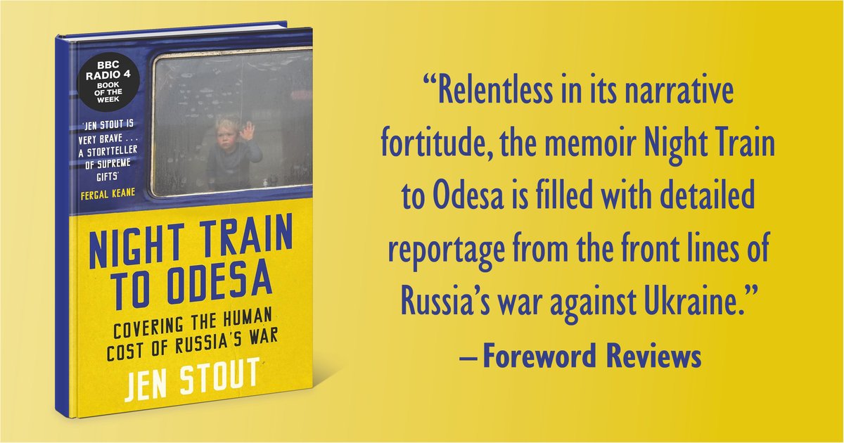 #Reviews are in for "Night Train to Odesa", a female reporter's account of the people, relationships and individuals in Ukraine during the war. 

💻️: tinyurl.com/mujjw8m4