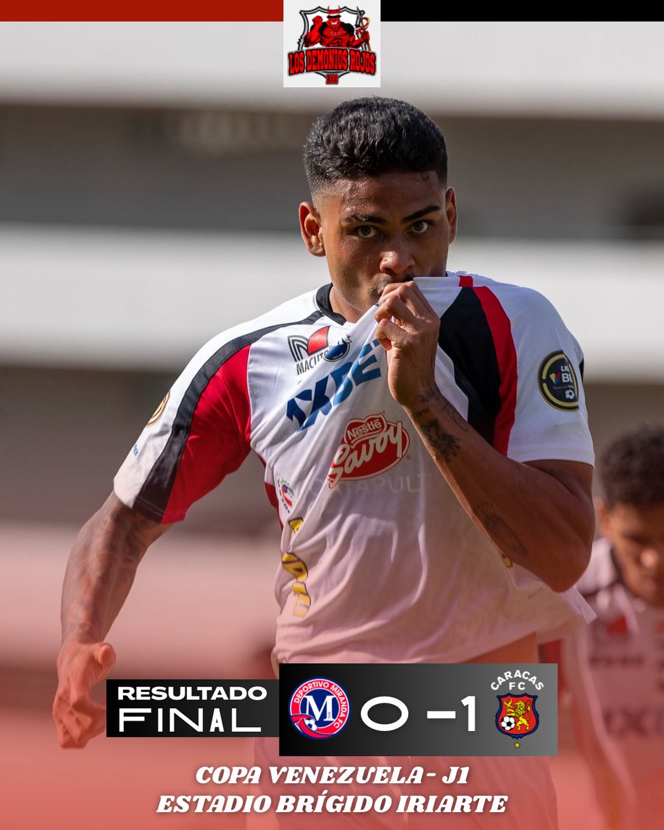 Resultado Jornada 1

Dvo Miranda 0 - 1 𝐂𝐚𝐫𝐚𝐜𝐚𝐬 𝐅𝐂 

Copa Venezuela 2025.