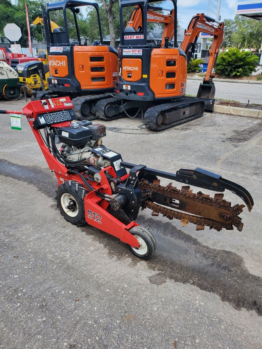 AmprideStore's tweet image. New Lower Price on this 2016 Barreto 912 Trencher with only 494 Hours at American Pride Rental Equipment &amp;amp; Sales. Was $7499, Now $4999. Give us a call or stop by 941-706-3392 Financing Available
#AmericanPride #WeRentWeSell #wedeliver #supportlocalbusiness #rentalequipment