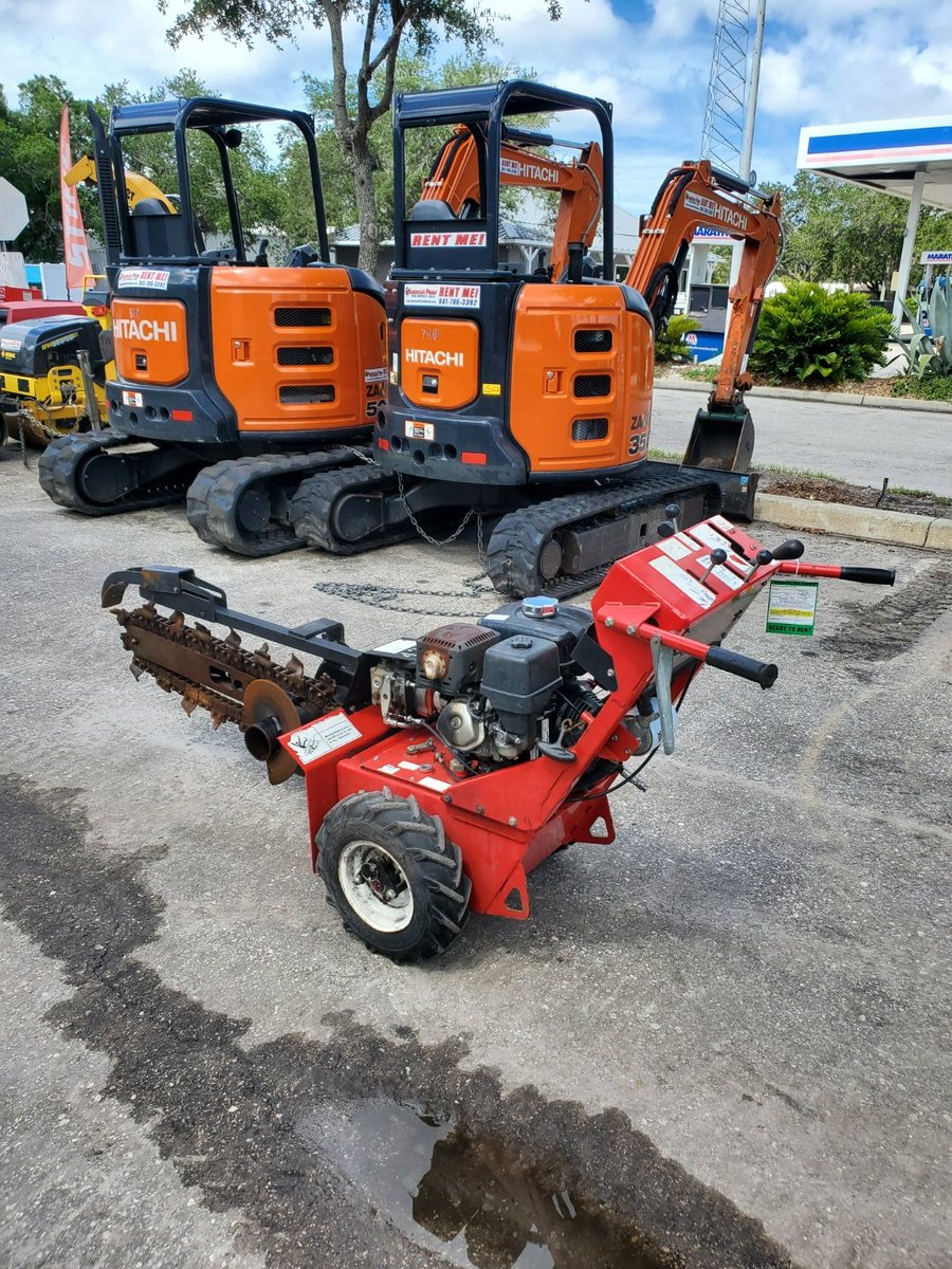 AmprideStore's tweet image. New Lower Price on this 2016 Barreto 912 Trencher with only 494 Hours at American Pride Rental Equipment &amp;amp; Sales. Was $7499, Now $4999. Give us a call or stop by 941-706-3392 Financing Available
#AmericanPride #WeRentWeSell #wedeliver #supportlocalbusiness #rentalequipment