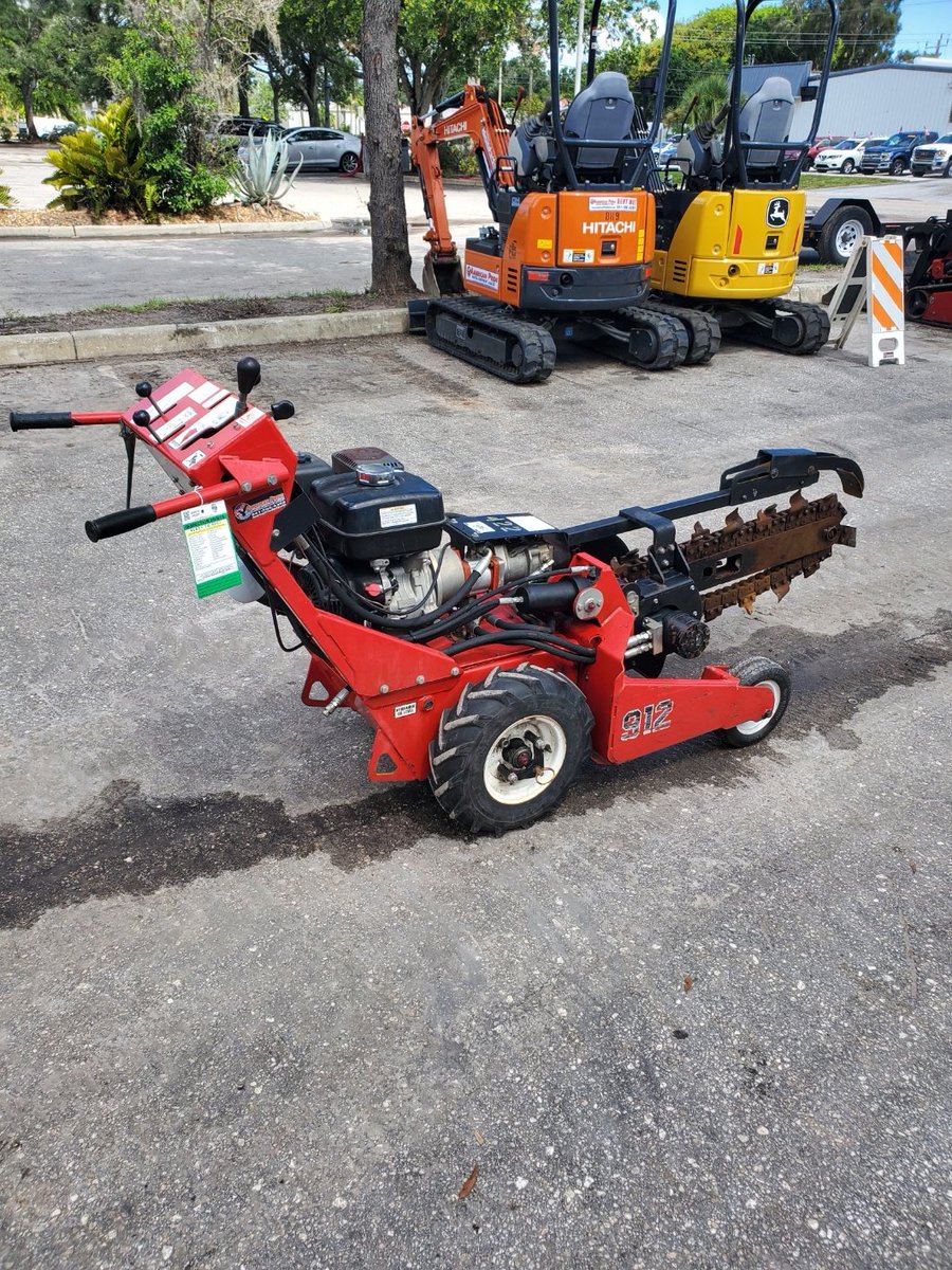 AmprideStore's tweet image. New Lower Price on this 2016 Barreto 912 Trencher with only 494 Hours at American Pride Rental Equipment &amp;amp; Sales. Was $7499, Now $4999. Give us a call or stop by 941-706-3392 Financing Available
#AmericanPride #WeRentWeSell #wedeliver #supportlocalbusiness #rentalequipment