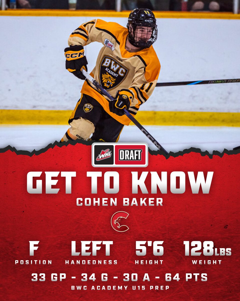 Lower Mainland ➡️ Northern B.C.

Welcome to Prince George, Cohen!

<a href="/PGCougars/">Prince George Cougars</a> | #WHLDraft