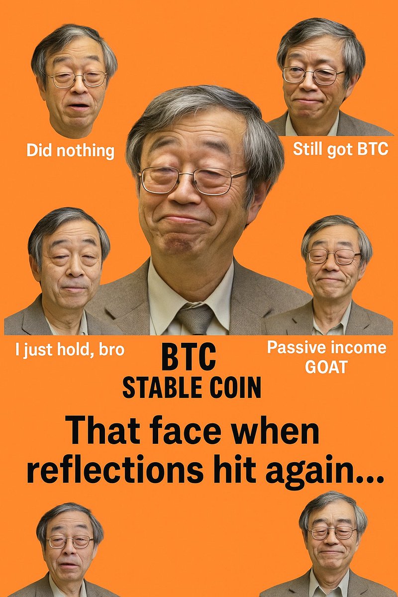 ifeoluwa614565's tweet photo. Earn real BTC every 50 mins just by holding.
$BTCStableCoin is passive income made simple.
Buy. Hold. Earn. 🟧💸
#BTCStableCoin #CryptoRewards #Solana #PassiveIncome @btcstablecoins
8JU48ctbpGW2FDgLr97CujsmG6wKnFS3NgF5g4r2ihip https://t.co/iS7ZP159OH