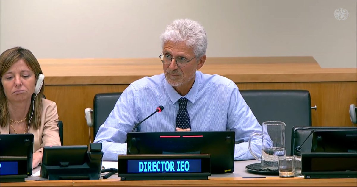 unfpa_eval's tweet photo. UNFPA Evaluation Policy 2024 has strengthened evaluation independence, quality &amp; coverage. UNFPA evaluations are even responsive &amp; forward-looking, with a sharp focus on decentralized &amp; humanitarian contexts.

@msegone presents Annual #EvalReport2024 to the UNFPA Executive Board. https://t.co/o8lVOKE9xZ