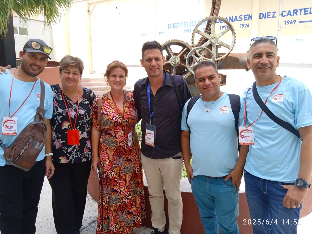 Odalys Miranda (@odacuba) on Twitter photo #Camagiey acoge Festival Nacional de la Radio. #Matanzas con 13 premios y menciones va por más resultados. <a href="/mariofsabines/">Mario Sabines Lorenzo</a> <a href="/CaridadPoey/">Marieta Poey Caridad</a> <a href="/IcsCuba/">Instituto de Información y Comunicación Social</a> <a href="/lazarosuarez229/">Lazaro Suarez</a> <a href="/LourdesSarmien/">Lourdes Sarmiento Díaz</a> <a href="/CtcOsmar/">Osmar Ramirez Ctc</a> <a href="/RamonGomezMedi4/">RamonGomezMedina</a> <a href="/anisleyfuentes1/">Anisley Fuentes Crespo</a> <a href="/AnaGonzlezGoic1/">Ana González Goicochea</a> <a href="/amaxa78/">Roberto Amaya</a> <a href="/alfonso_noya/">Alfonso Noya Martínez🇨🇺</a> <a href="/YuzaimaCardona/">Yuzaima Cardona</a> #Camagiey acoge Festival Nacional de la Radio. #Matanzas con 13 premios y menciones va por más resultados. <a href="/mariofsabines/">Mario Sabines Lorenzo</a> <a href="/CaridadPoey/">Marieta Poey Caridad</a> <a href="/IcsCuba/">Instituto de Información y Comunicación Social</a> <a href="/lazarosuarez229/">Lazaro Suarez</a> <a href="/LourdesSarmien/">Lourdes Sarmiento Díaz</a> <a href="/CtcOsmar/">Osmar Ramirez Ctc</a> <a href="/RamonGomezMedi4/">RamonGomezMedina</a> <a href="/anisleyfuentes1/">Anisley Fuentes Crespo</a> <a href="/AnaGonzlezGoic1/">Ana González Goicochea</a> <a href="/amaxa78/">Roberto Amaya</a> <a href="/alfonso_noya/">Alfonso Noya Martínez🇨🇺</a> <a href="/YuzaimaCardona/">Yuzaima Cardona</a>