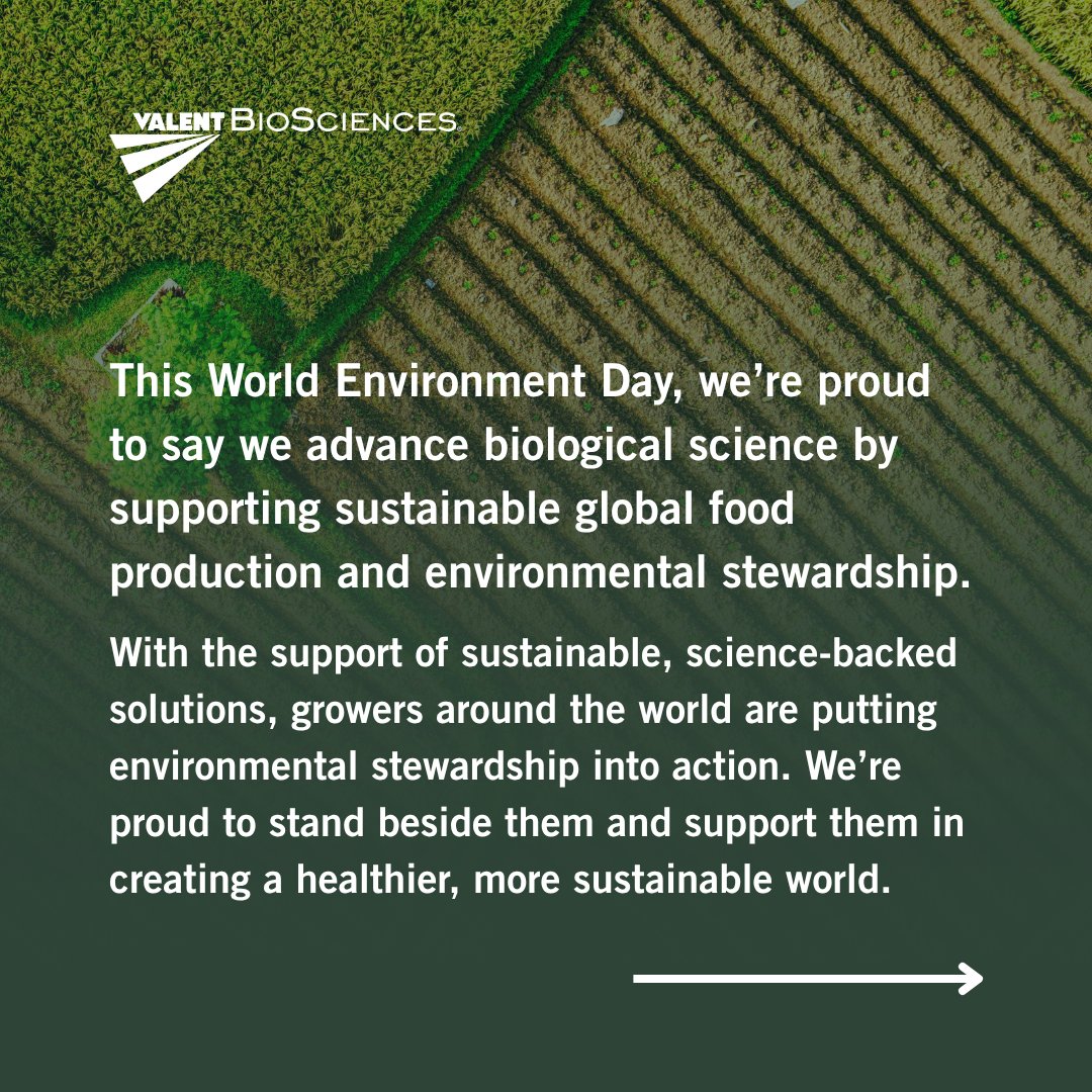 ValentBioSci's tweet image. This #WorldEnvironmentDay, we honor growers and partners who turn sustainability into action. Using science-backed solutions, they improve soil, conserve resources, and boost yields—proving that planet stewardship and increased farming ROI can go hand in hand.
#agriculture