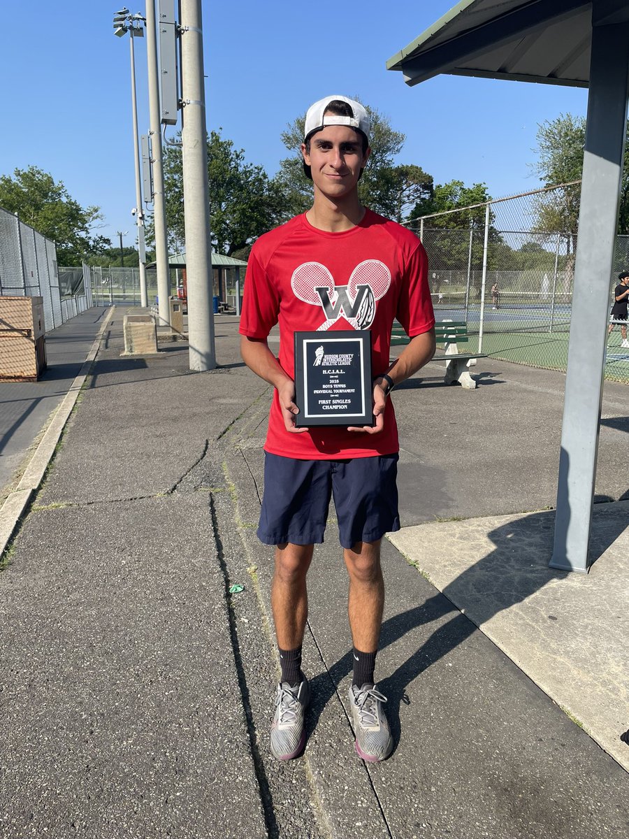 Congratulations to Ian Batra - Hudson County Individual Tennis Champion!