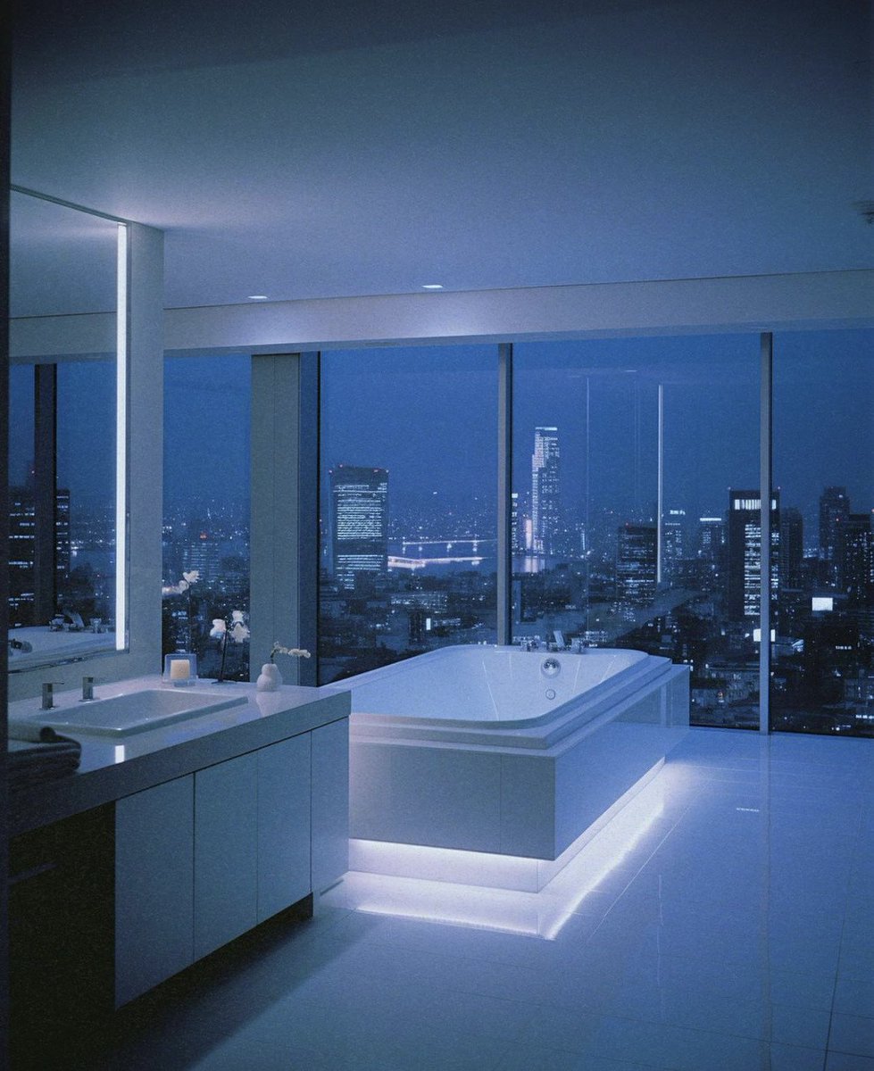 Penthouse in Tokyo, Japan, 1980s.