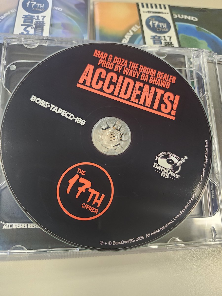 IAN C. (@jubei208) on Twitter photo JEWEL CASE VERSION "TRAVELING IN SOUND" IS TWO CDS.
THE BONUS CD IS "ACCIDENTS!" #EP BY <a href="/IncomparableMar/">MAR</a> <a href="/dozathedrum/">@dozathedrum_dealer</a> & <a href="/DaGhawd/">wavy da ghawd</a>!
LYRICS #MAR & #DOZATHEDRUMDEALER
FEAT #KingCard & <a href="/cuntygator/">alligator_alfred</a>
PROD #WAVYDAGHAWD
SALUTE <a href="/HarmoniEquality/">I Am…</a> <a href="/The17thCipher/">The 17th Cipher</a> <a href="/barsoverbs/">BarsOverBS Records</a>
#WIKIHHDG JEWEL CASE VERSION "TRAVELING IN SOUND" IS TWO CDS.
THE BONUS CD IS "ACCIDENTS!" #EP BY <a href="/IncomparableMar/">MAR</a> <a href="/dozathedrum/">@dozathedrum_dealer</a> & <a href="/DaGhawd/">wavy da ghawd</a>!
LYRICS #MAR & #DOZATHEDRUMDEALER
FEAT #KingCard & <a href="/cuntygator/">alligator_alfred</a>
PROD #WAVYDAGHAWD
SALUTE <a href="/HarmoniEquality/">I Am…</a> <a href="/The17thCipher/">The 17th Cipher</a> <a href="/barsoverbs/">BarsOverBS Records</a>
#WIKIHHDG