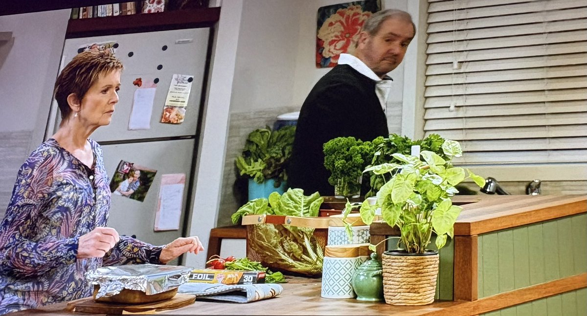 judyjanine's tweet photo. There have been so many leafy green veggies in this week’s #Neighbours there’s no way they aren’t trolling us - celery, broccoli, lettuce - #theperfectblend #saveneighbours 🤣 https://t.co/rXbaEyFpsP