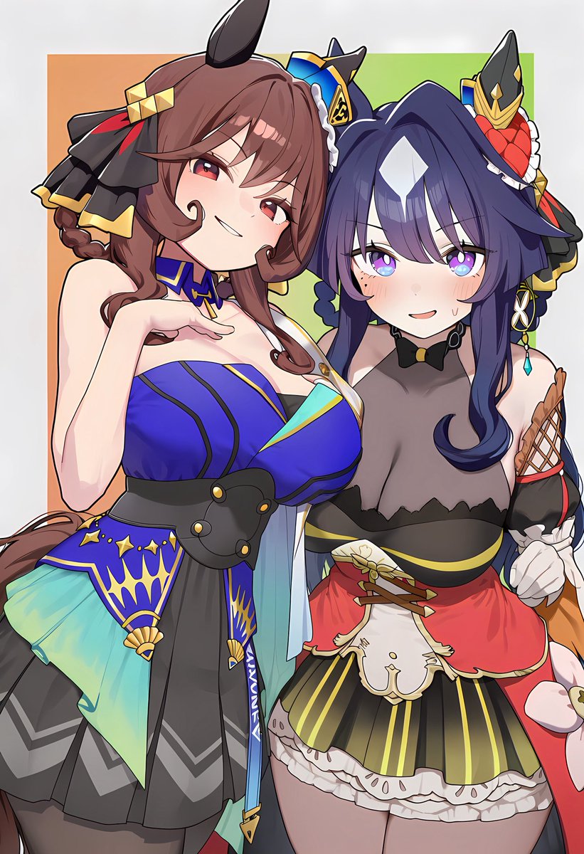 おはようございます🍀

貴婦人とお姉ちゃんの衣装交換🫶