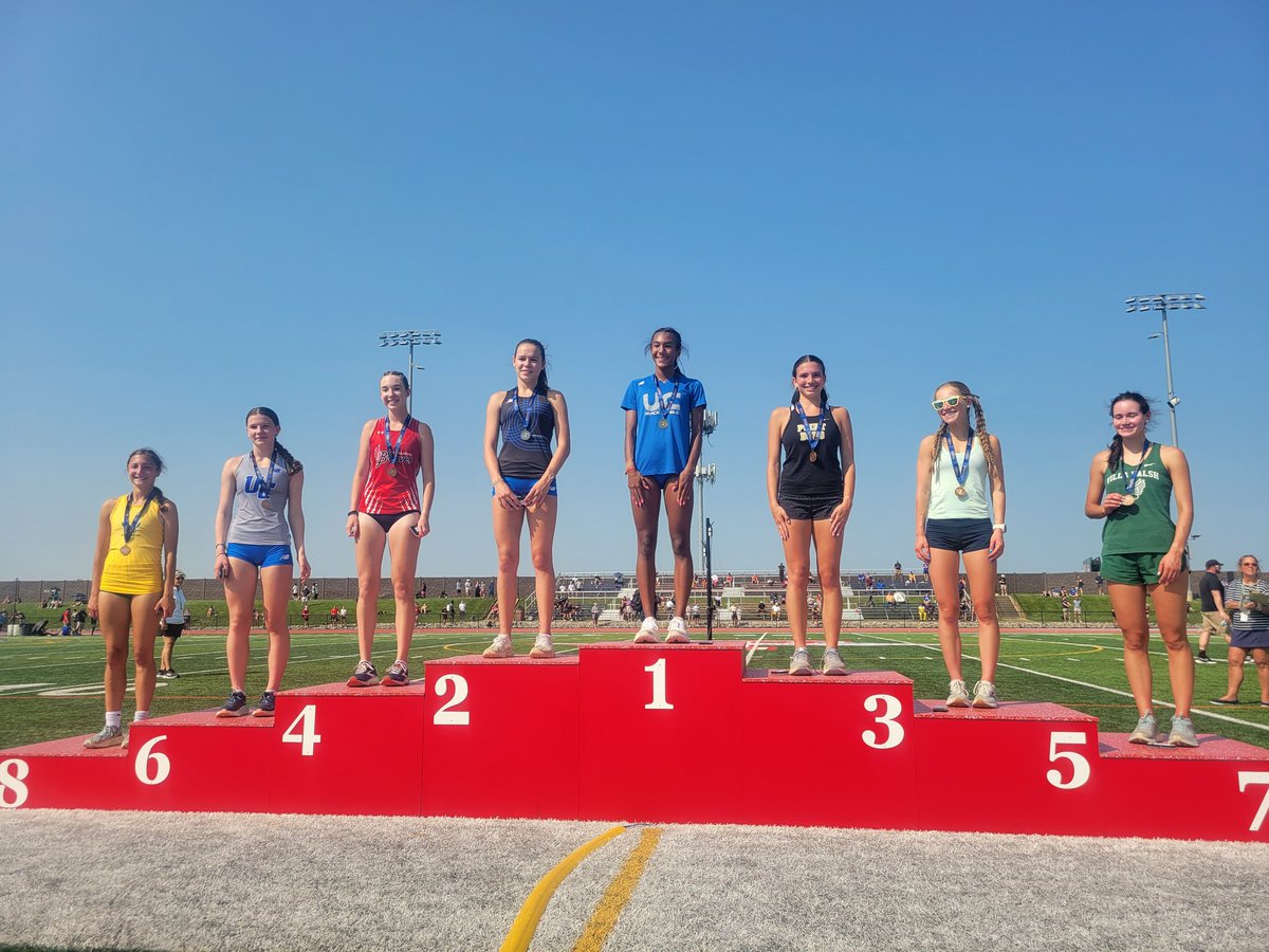 Unreal racing by Riley Fayer on her BIRTHDAY! She wins the first heat of the 1600 and places 8th overall at Meet of Champions for a new PR and SCHOOL RECORD!  5:01.26!!