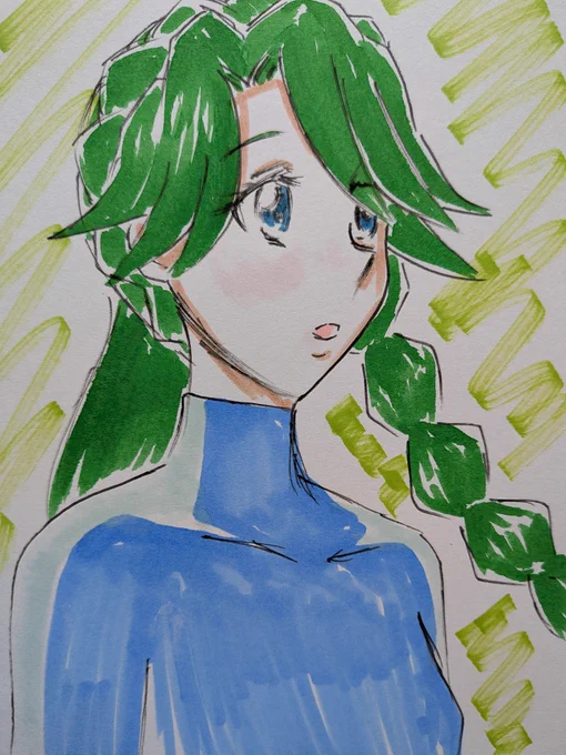 #ゴープリ10周年なので海藤みなみさん3733枚描いてお祝い (564.565.566) 出勤前らくがき。