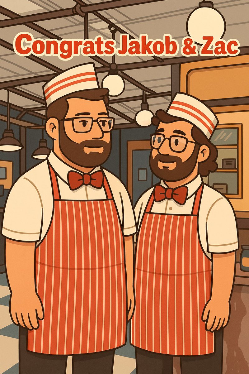 bslizzle8552's tweet image. Big congrats to the CREAM team — Jakob &amp;amp; Zac absolutely crushed it. 🍦👏
Proud of the hustle, the heart, and the hats.

@BarstoolBigCat @stoolpresidente — you’ve got some real ones on your hands.

#CREAMTeam #Barstool #jailstool