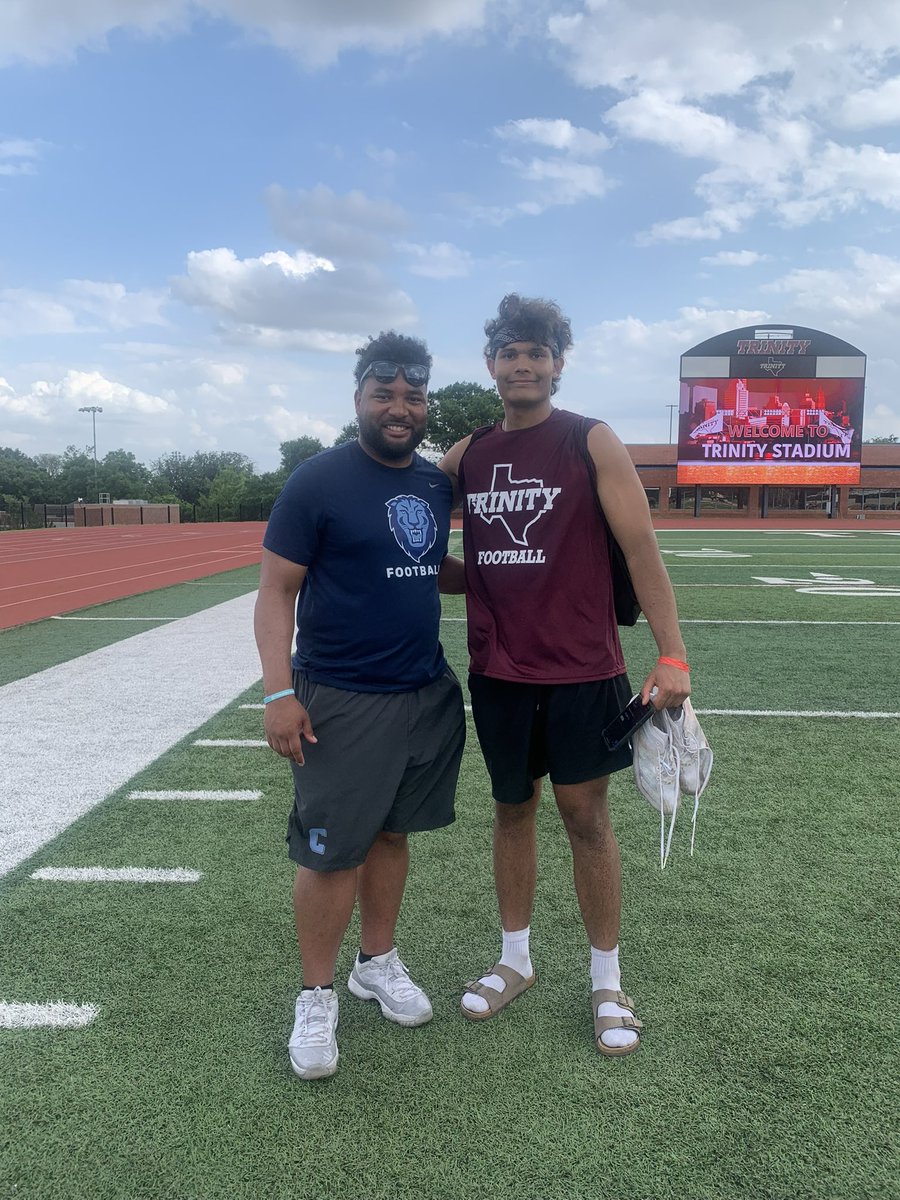 ArasOkeke's tweet image. Had a great time at the Trinity Elite Prospect camp. #Trinityfootball #Tightend2027  @SSmith_II @CoachBhakta @coachDjackson1 @coachjjanderson
