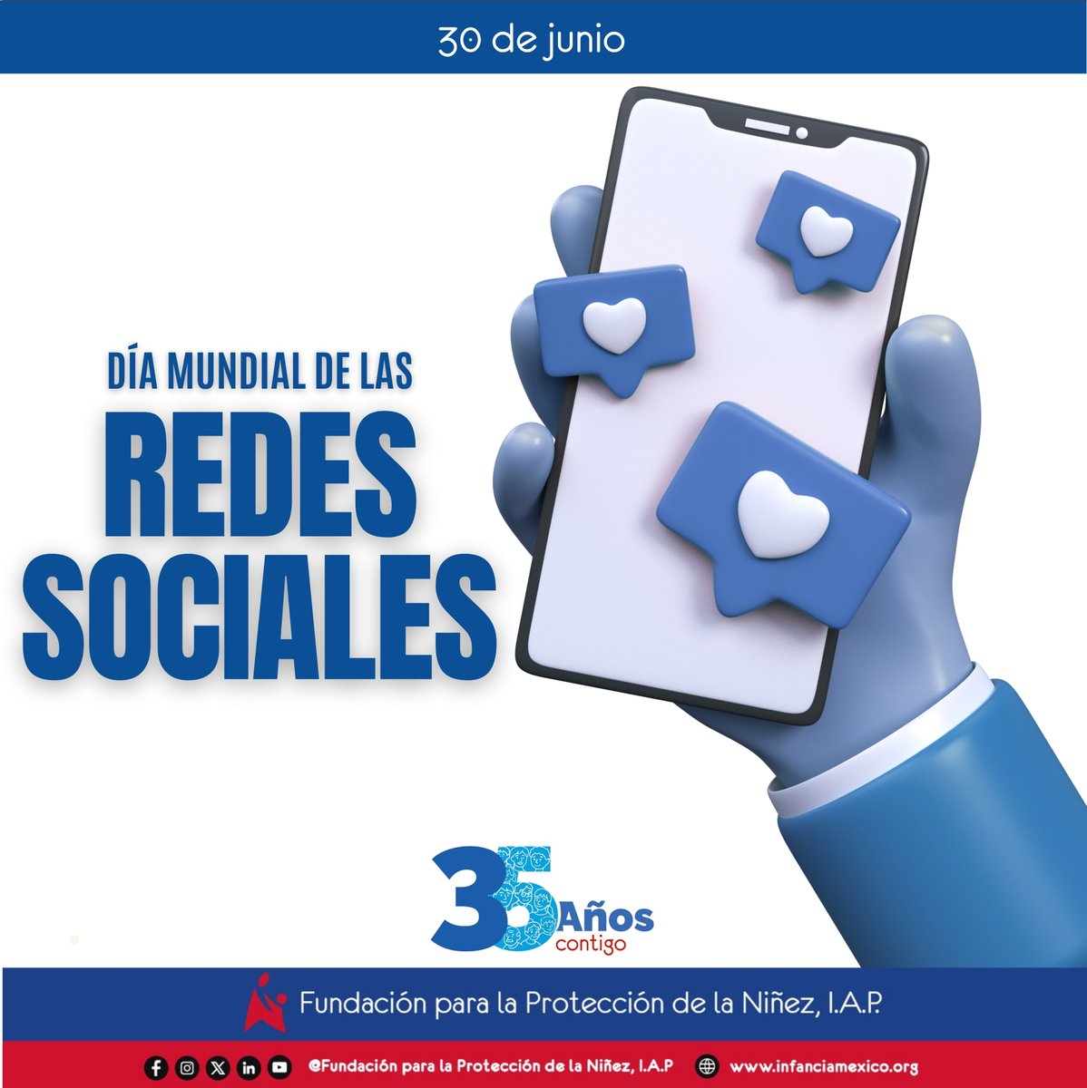 Las redes sociales pueden conectar, informar y también proteger.

En el Día Mundial de las Redes Sociales, recordamos su poder para construir comunidades, compartir saberes y amplificar voces, especialmente cuando se usan con responsabilidad y conciencia.
#SomosFPN #35AñosContigo