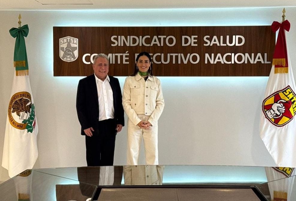Hoy, 4 de junio de 2025, tuve el gusto de saludar en las oficinas del Comité Ejecutivo Nacional del Sindicato Nacional de Trabajadores de la Secretaría de Salud a la Lic. Alessandra Rojo de la Vega Piccolo, Alcaldesa de Cuauhtémoc.