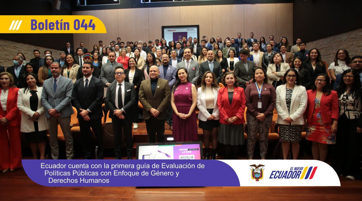 📢 #Boletín 044 | Ecuador cuenta con la primera guía de Evaluación de Políticas Públicas con Enfoque de Género y Derechos Humanos

Ver boletín: qrcd.org/8nd1