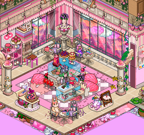 TooTooxe's tweet photo. โ
โฟหโนโกโ Kawaii strawberry shortcake Bakery โโกโนหโฟโ
๐๐ง๐ธ๐ฉถ๐ชท
Una suave, esponjosa y pinky pastelerรญa hecha por mรญ. โหโนโก
Esta fue una de mis salitas favoritas realizadas para los tramos del estilo 'Kawaii' y sin duda, amรฉ. ๐ฐ
Solo en @ESHabbo
#M12W #TooxeDesign ๐ษ https://t.co/otdVzAhPj8