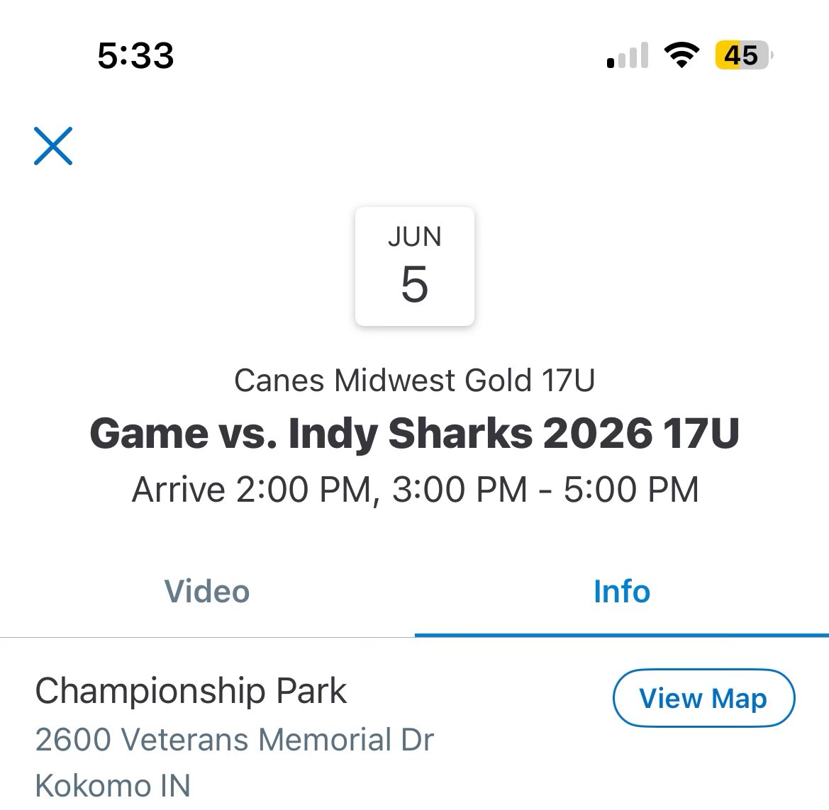 ClarkLaker's tweet image. Games for this weekend for the PBT Great Lakes Open. These are the locations and game times. Please come to watch me and the team.