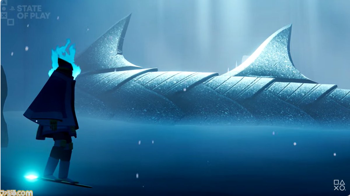 famitsu's tweet photo. 『SWORD OF THE SEA』8月19日に発売決定、『風ノ旅ビト』のクリエイターが手がける新作【State of Play】
https://t.co/fKGdG6oKsc

#StateofPlay #ステートオブプレイ https://t.co/yiHS0a2oLB