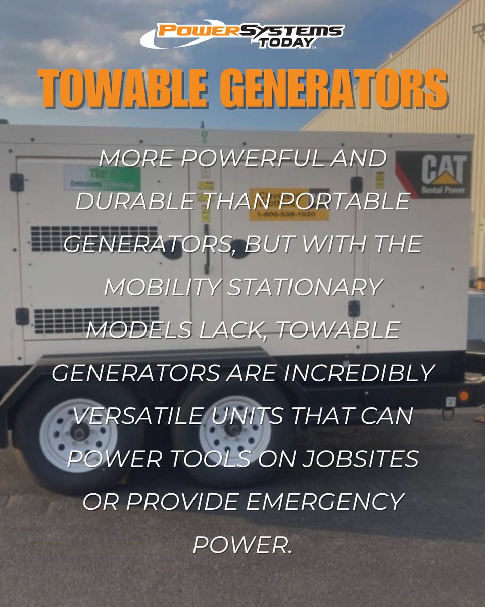 PowerSysToday's tweet image. Towable Generators 🆚 Stationary Generators

Which generator is your mainstay on your site? Let us know in the comments! 👇

Find the Right Power System Here! ⬇️
🔗 ow.ly/X0PE50W3Kcv

#PowerUp #StationaryGenerators #TowableGenerators #PowerSystemsToday