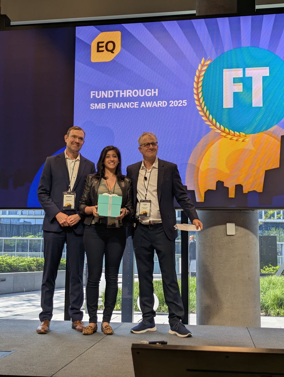 We’re thrilled to win the SMB Finance Award at the Canadian Lenders Summit! 🏆

Huge thanks to @cdnlenders and all the businesses we support every day. We're proud to help SMBs turn unpaid invoices into growth capital. 💸

#SMBFinance #CanadianLendersSummit