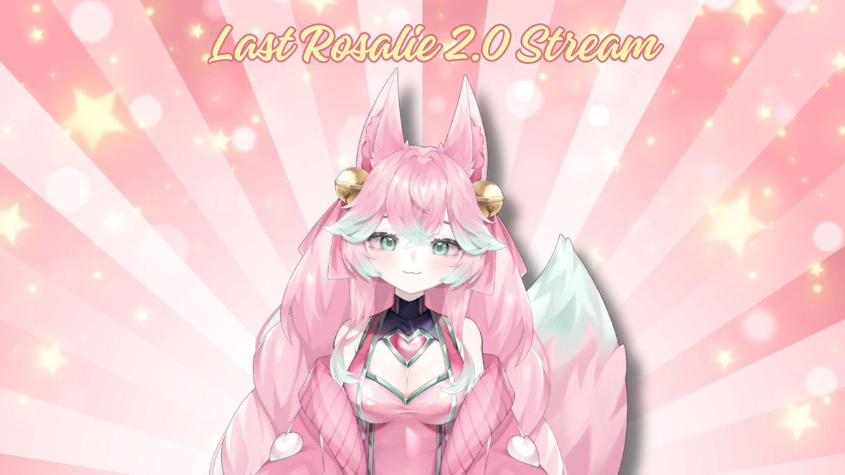 Today is the day friends! It's my last 2.0 stream! It'll be such a bittersweet stream but let's have a good time, chat, play some games and have a good 2.0 send off!

I'll see you all at 7pm PST 💕