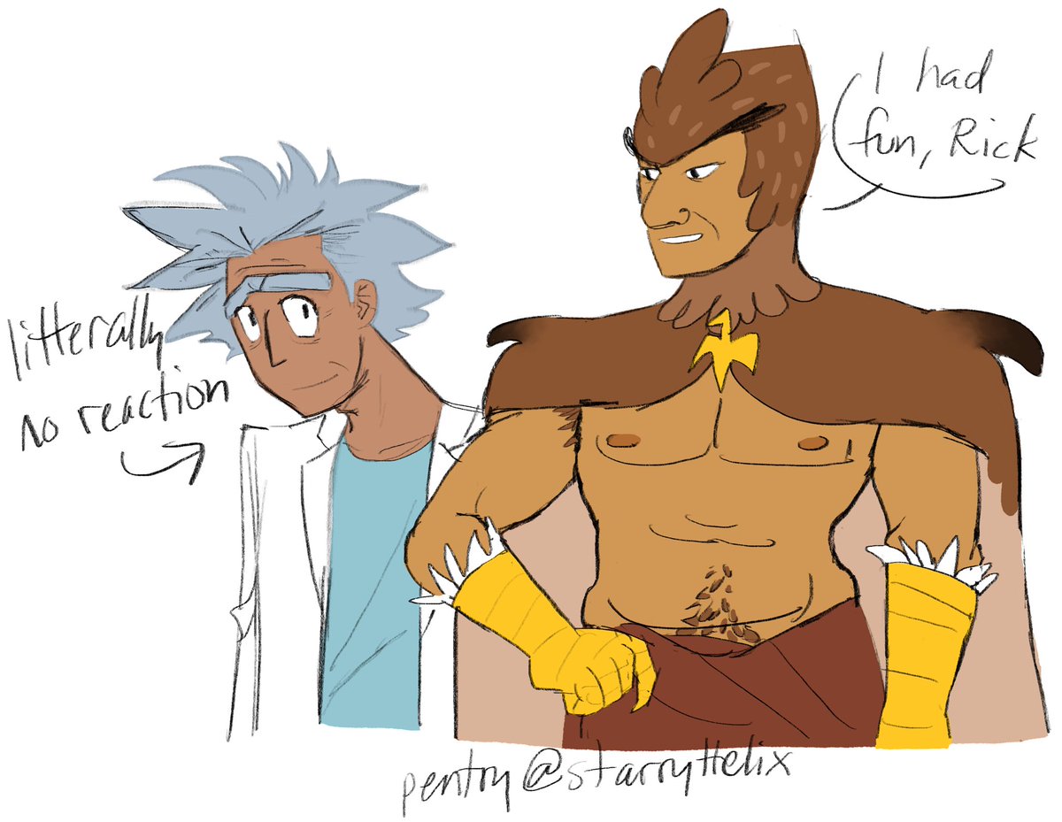 starryHelix's tweet photo. colored it #rickandmorty #birdrick ③ https://t.co/gU8jYuX515