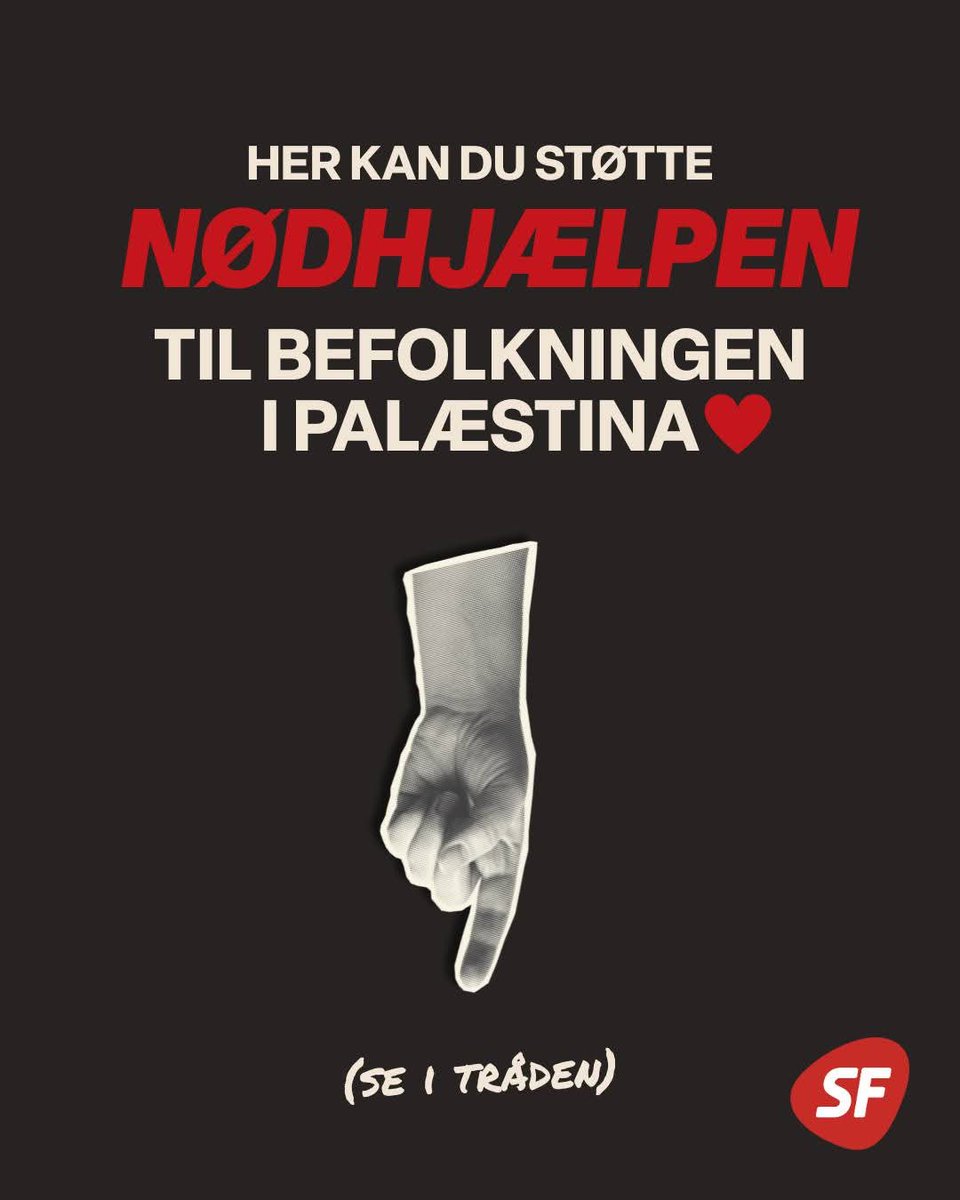 What the actual fuck? 

<a href="/SFpolitik/">SF</a> overgår sig selv! 

De opfordrer folk til at donere til Gaza men fortsætter med at støtte eksport af våben komponenter til Israels folkedrab. 

Kan kun gentage mig selv - what the actual fuck?!?

INGEN NØDHJÆLP FÅR ADGANG!!!

Så hvordan skal det