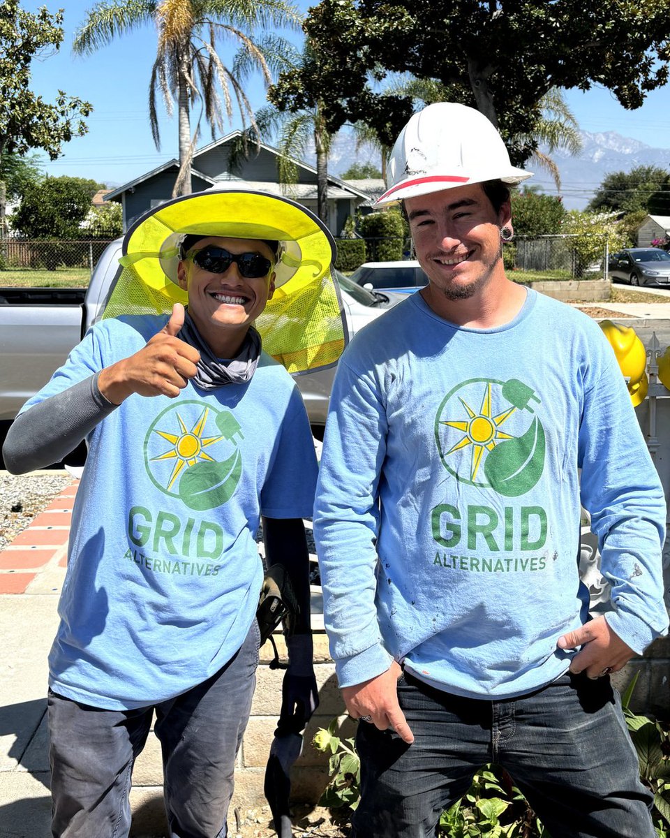🤘🏽👷🏽‍♂️ Always good energy with Danny, our Solar Trainer &amp; Installation Supervisor, and Eric, our Construction Assistant!