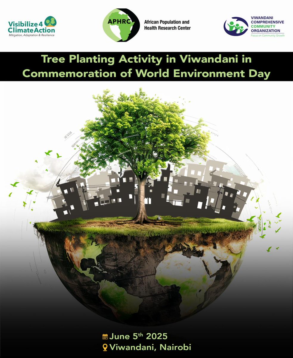 ShakurNjeru1's tweet image. 馃尡 On #WorldEnvironmentDay, we planted fruit trees in Mukuru with @aphrc local groups, elders & health workers.
In slums, trees = life, food & hope.
Let鈥檚 green our spaces, nourish our people & grow the future.
#GreenMukuru #ClimateAction #UrbanFarming #EnvironmentDay2025