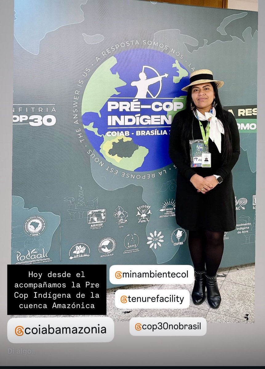 MVioletMedinaQuiscue🌽 (@violeth86) on Twitter photo <a href="/TenureFacility/">The Tenure Facility</a> gracias por la invitación y muchas más por estos espacios a la organización de los pueblos Indígenas de la #CuencaAmazónica @Coaibamazonia <a href="/MinAmbienteCo/">MinAmbiente Colombia</a> siempre haciendo presencia en los espacios de #Vida preparaciónrumbo a la #Cop30 <a href="/COP30Amazonia/">COP30 Brasil</a> <a href="/LenAmazonas/">Lena Estrada Añokazi</a> <a href="/TenureFacility/">The Tenure Facility</a> gracias por la invitación y muchas más por estos espacios a la organización de los pueblos Indígenas de la #CuencaAmazónica @Coaibamazonia <a href="/MinAmbienteCo/">MinAmbiente Colombia</a> siempre haciendo presencia en los espacios de #Vida preparaciónrumbo a la #Cop30 <a href="/COP30Amazonia/">COP30 Brasil</a> <a href="/LenAmazonas/">Lena Estrada Añokazi</a>
