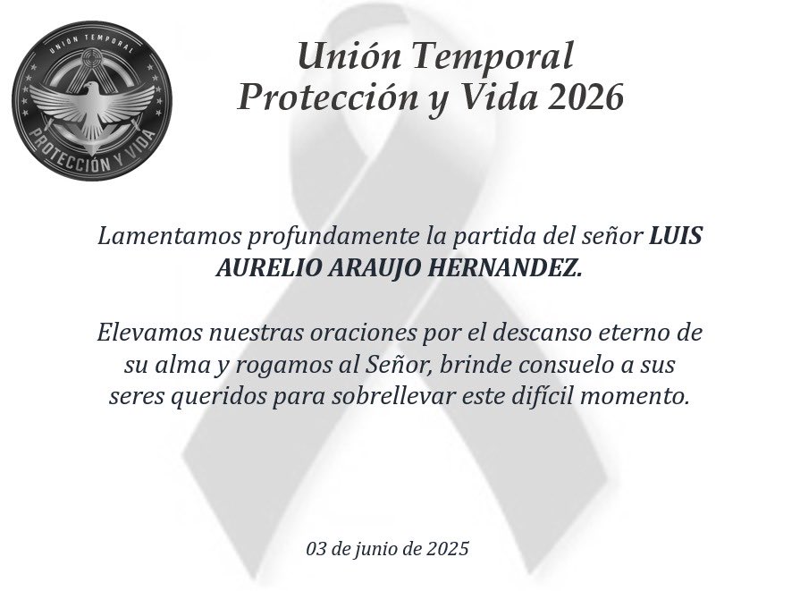 Nuestra solidaridad con la familia y comunidad AWA CAMAWARI, por el homicidio del señor Luis Aureliano Araujo Hernández QEPD, paz en su tumba.