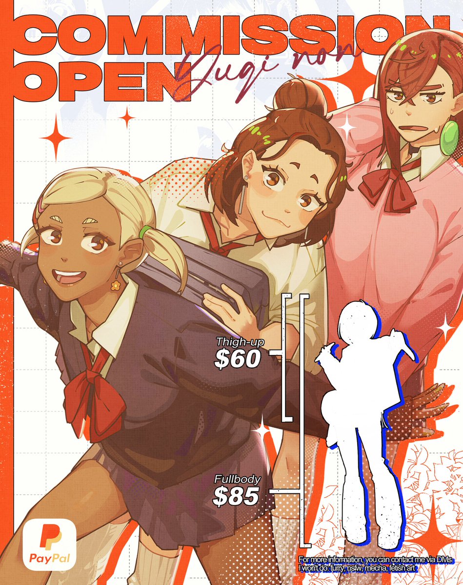 Yuqi_non's tweet image. #Commission open!!
I don't do:
NSFW, Mech, Furry