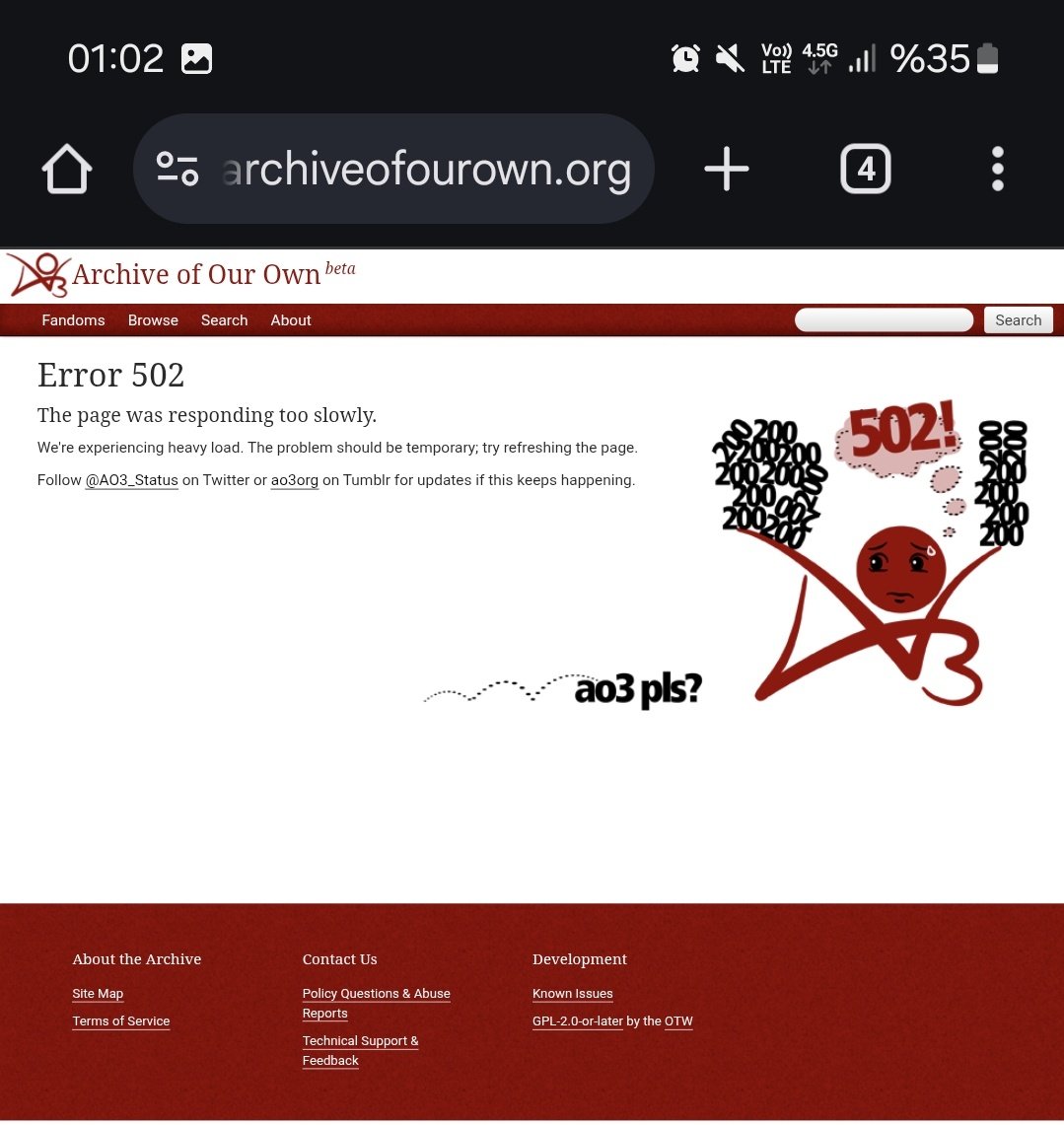 I just opened ao3 for my eepy time fic reading and its dying right before my eyes  I WILL FIND WHOS RESSPONSIBLE FOR THISS