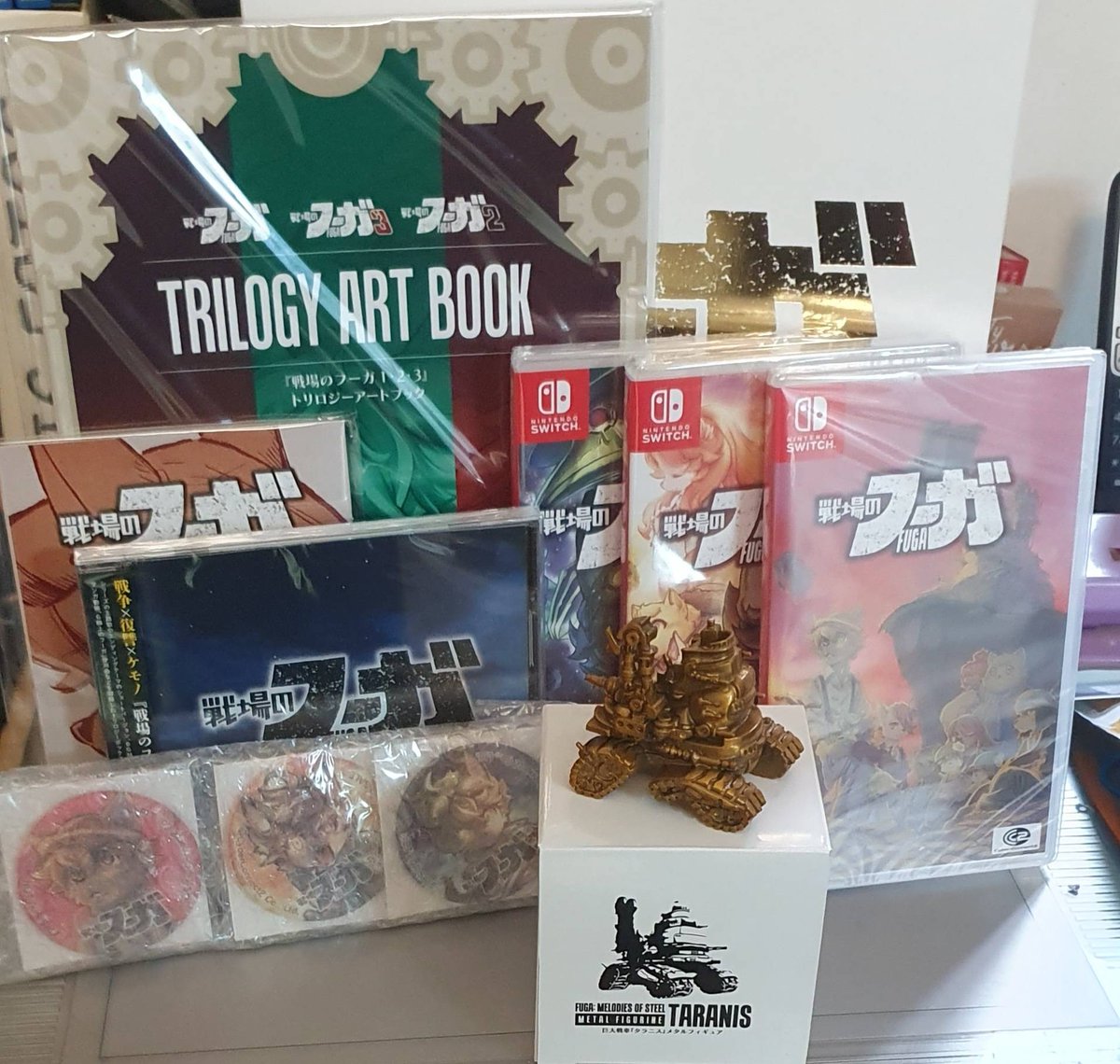 Pikafort's tweet photo. Recently finished Fuga Melodies of Steel 3
An excellent game, still sad that this licence is not well known

I still have a lot to see in the game so I will be carefull but oh god, what a good conclusion it was
And I also received that, it cost me a bit but oh god, love it https://t.co/PfAyGKolVW