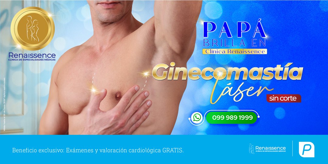 🤩 Transforma tu vida en Renaissance con una cirugía de ginecomastia láser, y como obsequio especial, te brindamos una evaluación cardiológica sin costo alguno. 🙌 Difiérelo con tu tarjeta PacifiCard. 💳
bit.ly/4dNOFOb