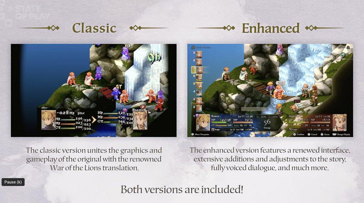 Soy MUY feliz. Final Fantasy Tactics remasterizado para Septiembre. #keepsmiling