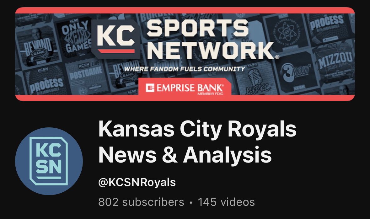Y’all are amazing, we hit 800 subscribers on the <a href="/OneRoyalWayKCSN/">One Royal Way</a> YouTube channel today! I wanted to get there by the All Star Break!! The support has been incredible and I can’t thank y’all enough 💙
