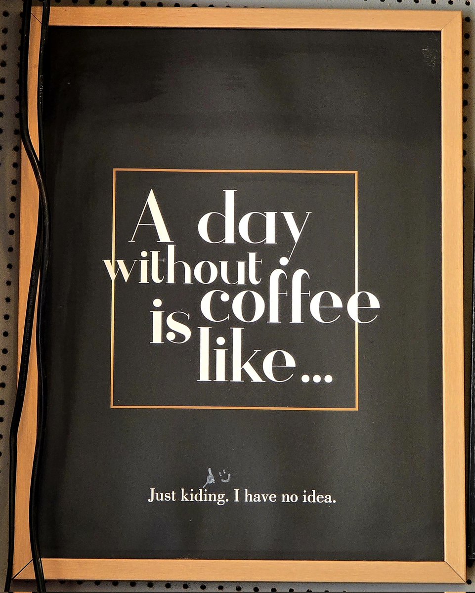 A day without coffee is like...

Just kidding. We have no idea 😁🙌☕️