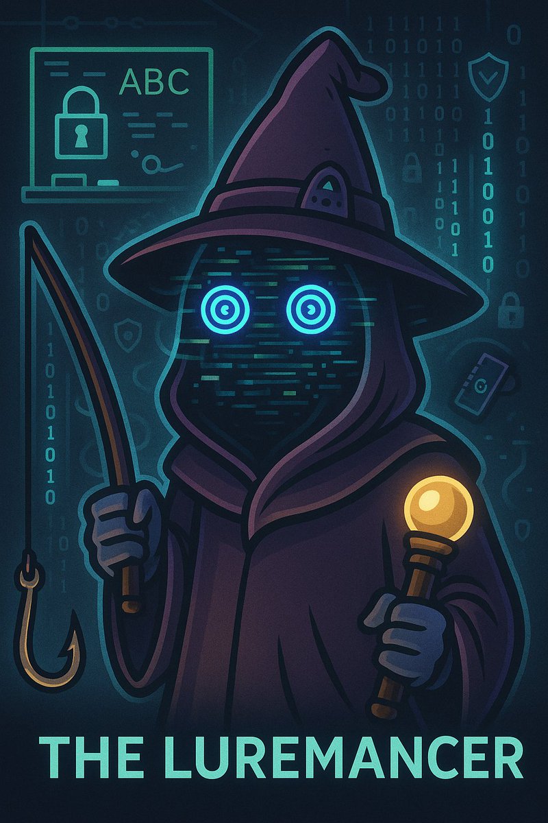 SecureWV (@securewvcon) on Twitter photo π£π» Beware the bait.
They whisper promises. They forge facades.
They are the inbox illusion...
Introducing Phisher, the Luremancer β one of four collectible badge monsters rising at #SecureWV
ποΈ Oct 24β25
π§ββοΈβ¨ Will you fall for the bait?
#CyberSecurity #InfosecHumor #BadgeDrop π£π» Beware the bait.
They whisper promises. They forge facades.
They are the inbox illusion...
Introducing Phisher, the Luremancer β one of four collectible badge monsters rising at #SecureWV
ποΈ Oct 24β25
π§ββοΈβ¨ Will you fall for the bait?
#CyberSecurity #InfosecHumor #BadgeDrop