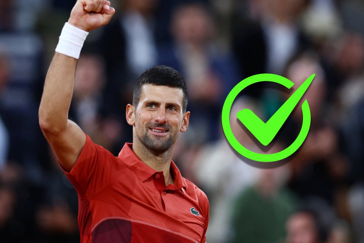 The Djoker comes through ✊

Novak Djokovic ML (-105) ✅
+1u 

🐐