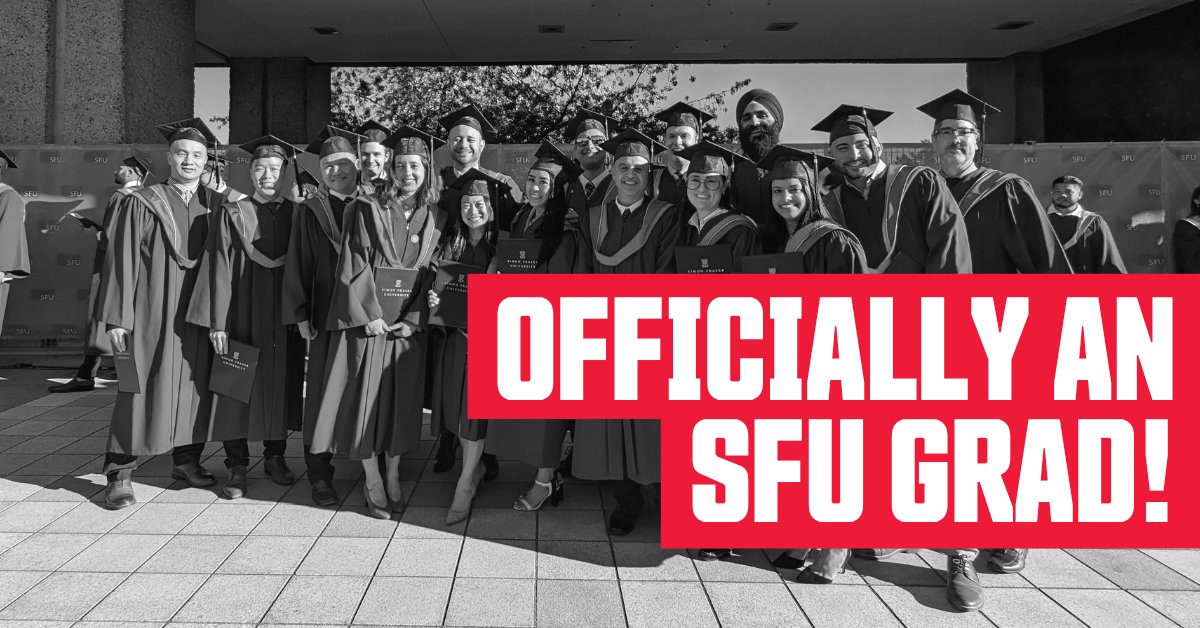 Convocating next week? Check your inbox! We sent an email with reminders and more. You can also find a copy of it here: ow.ly/Y5rW50W4tRX

#MySFUgrad