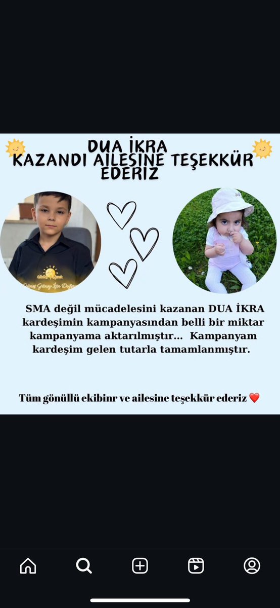 Kampanyamızın tamamlanmasın da büyük desteği olan Dua İkra ailesine ve gönüllülerine teşekkür ederiz… GüneyCanlar olarak sizleri bir ömür unutmayacağız..🫶🏻🌞