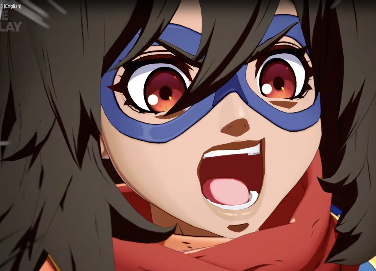 TheIshikawaRin's tweet photo. ArcSys just had to give Ms Marvel the cutest design, I approve. https://t.co/Nk9AK5s3O5