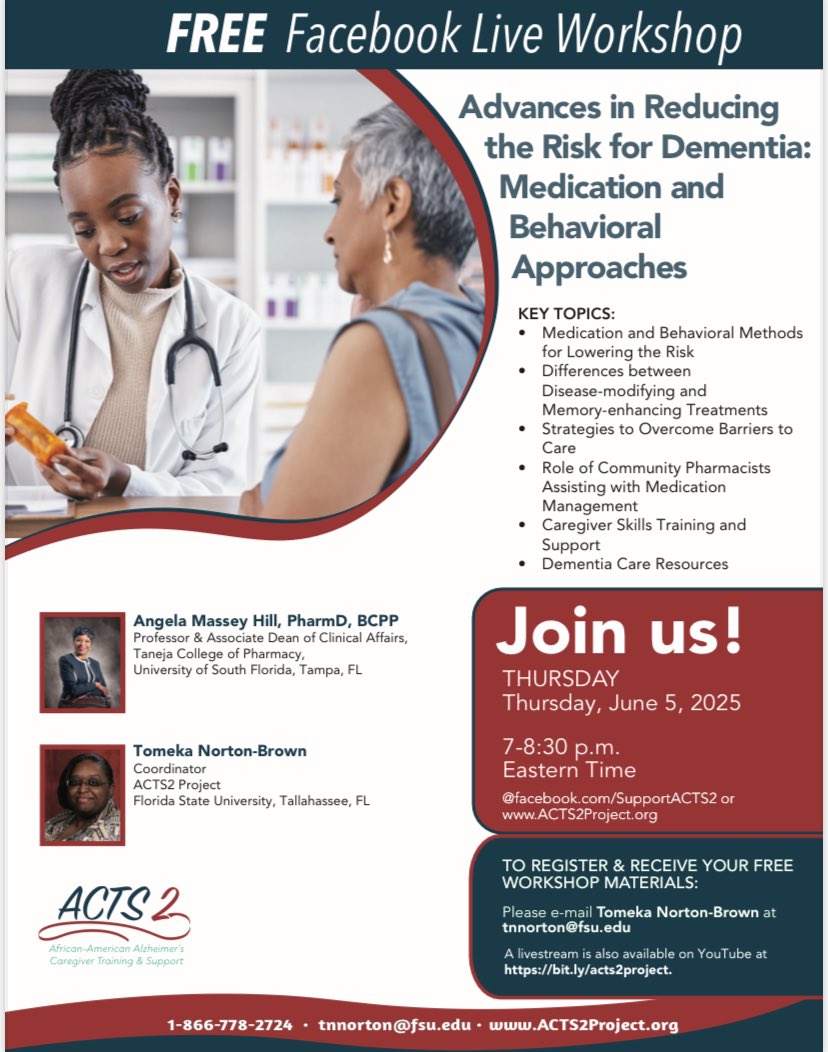 Don’t miss this very informative Facebook Live TOMORROW!